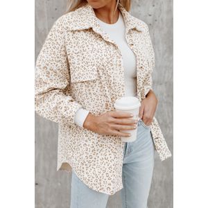 Leopardprint Katoenen Overhemd