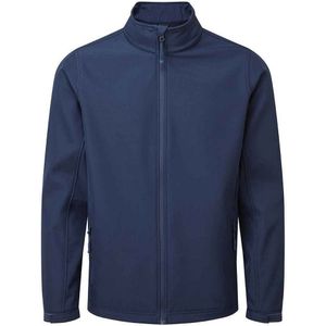 Premier Heren Recycled Wind Resistant Soft Shell Jacket (Marine)