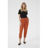 Casual Broek - Loose Fit - Oranje - 6/8 Lengte
