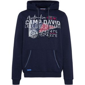 Camp David - Hoodie - Relaxed Fit - Heren