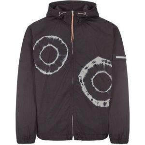 Aries - Tie-Dye Windcheater Jack - Zwart - Heren