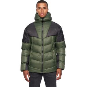 Duck and Cover Heren Raymax gewatteerde jas (Donkere Olijf)