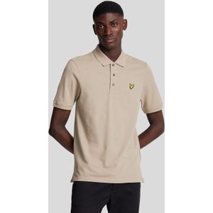 Lyle & Scott - Poloshirt - Beige - Met Logo Op De Borst