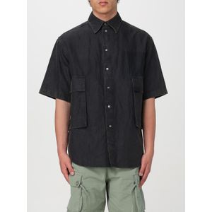 Short Sleeve Shirt - Zwart - Relaxed Fit