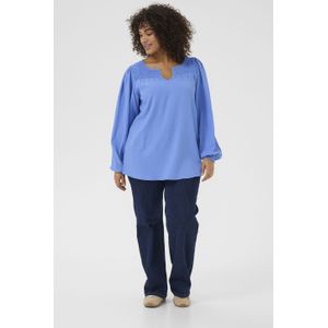 Blouse met lange mouwen Regular fit Ebb and Flow blue