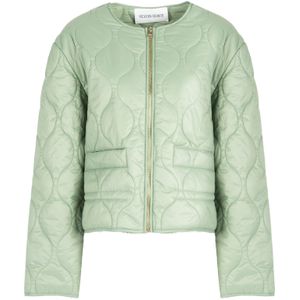 Silvian Heach - Light Jacket - Dames - Groen - Winterjas