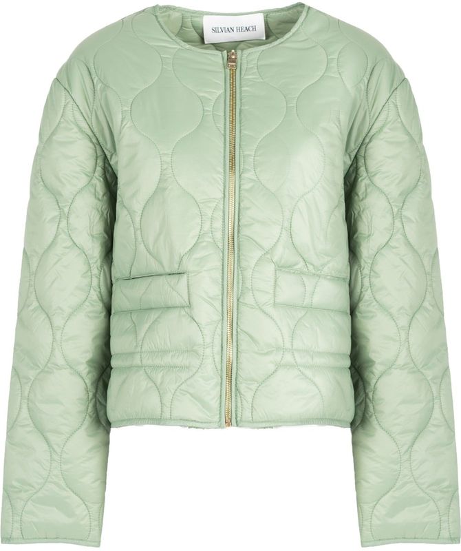 Silvian Heach - Light Jacket - Dames - Groen - Winterjas