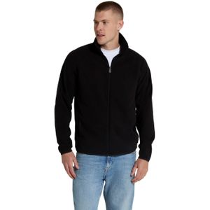 Mountain Warehouse Heren Stockholm Full Zip Fleecejack (Jet Zwart)