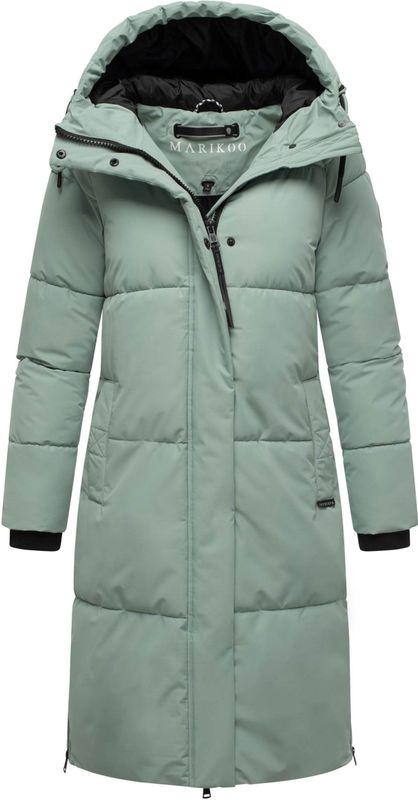 Marikoo dames gewatteerde wintermantel Michikoo met capuchon & magneetzakken