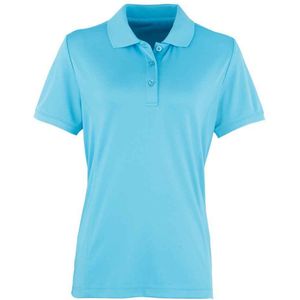 Premier Dames/Dames Coolchecker Piqué Poloshirt (Turquoise)