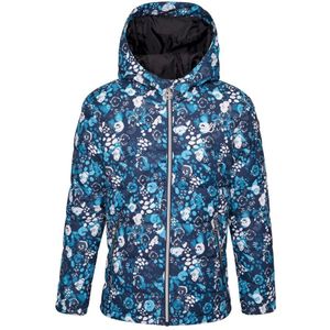 Dare 2B Waterdichte Ski Jas Voor Meisjes Verdict Floral (Rivier Blauw) - Maat 7-8J / 122-128cm