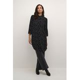 Kaffe - Blousejurk - Zwart/Wit - KA Vinni Amber