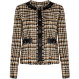 Liu Jo - Jassen - Zwart - Dames - Elegante Jas met Ronde Hals