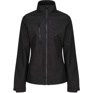 Regatta Dames/Dames Ablaze Drielaags Soft Shell Jas (Zwart) - Maat 48