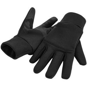 Beechfield Softshell Sporthandschoenen voor volwassenen van Unisex (Zwart)