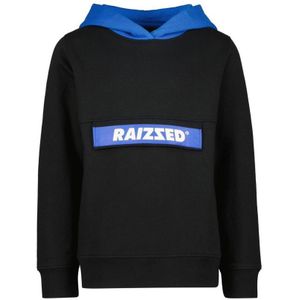 Raizzed Hoodie Zwart/blauw - Maat 4J / 104cm