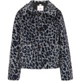 Mymo - Bontjas - Blauw - Veelkleurig - Dames