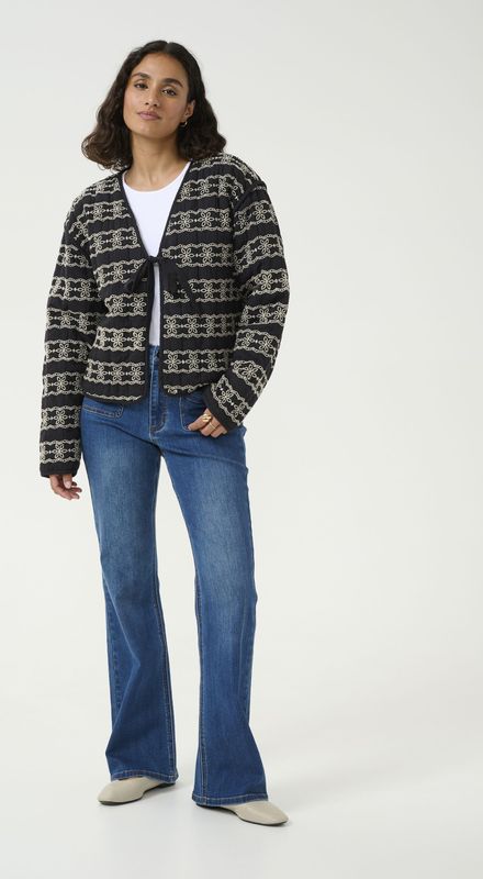 Kaffe Tussenjas 'Ronia'  goud / zwart