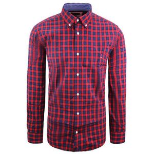 Eden Park - Oxford Overhemd - Rood - Heren