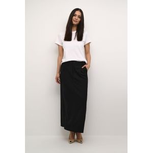 Rok - Zwart - Regular Fit - Hoge Taille - Enkel Lengte