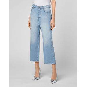 Denim Broek Losjes Iconic Plein