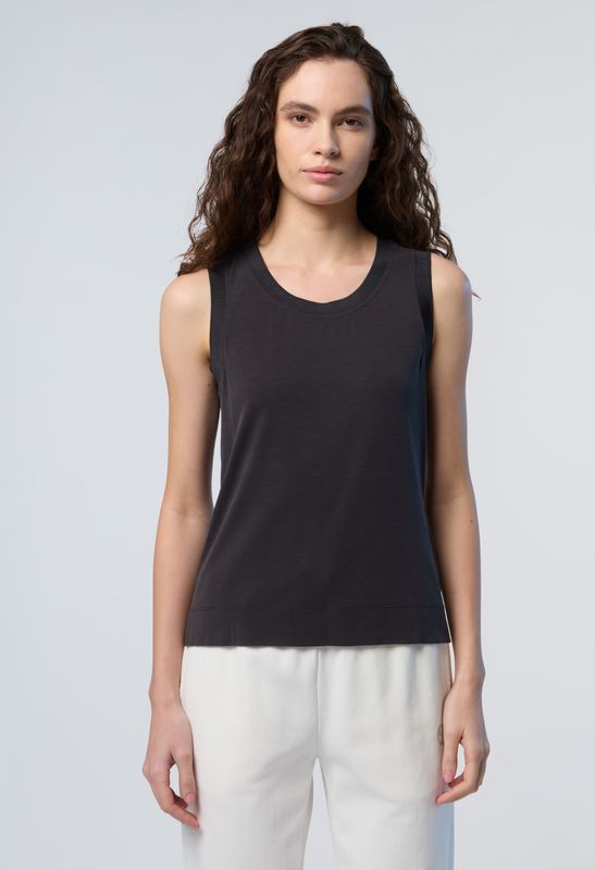 North Sails - Tanktop - Grijs - Dames - Mouwloos - Polyester