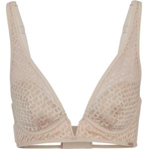 Boss Dames/Dames Monogram Kanten Detail BH (Beige)