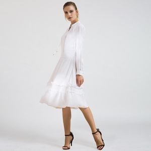 Pasvorm en flare blouse jurk