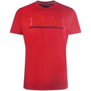 Aquascutum Mannen London 1851 T-Shirt (Rood)