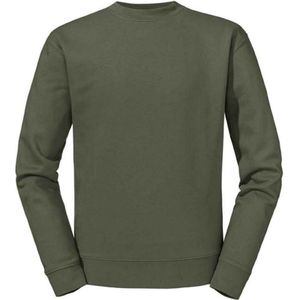 Russell Heren Authentiek Sweatshirt (Olijfgroen) - Maat S