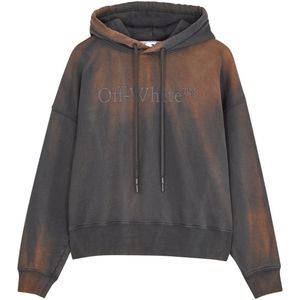 Off-White - Hoodie - Gebroken Wit - Normale Pasvorm - Lange Mouwen