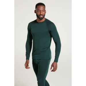 Mountain Warehouse Merino wollen thermo heren (Donkergroen)
