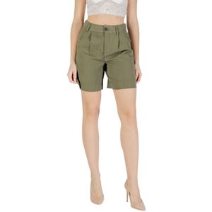 Viscose - Bermuda Shorts - Groen - Dames