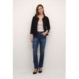 Cream - Cardigan - Zwart - Dames - Met Ruches