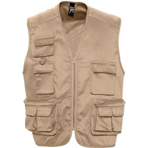 SOLS Wild Unisex Full Zip Waistcoat Bodywarmer Jacket (Touw)