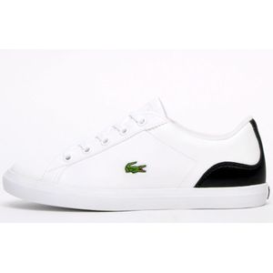 Boy's Lacoste Childrens Lerond Trainers in White Black