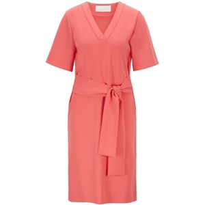 Boss Dames/Dames Dakali V Hals Jurk (Roze)
