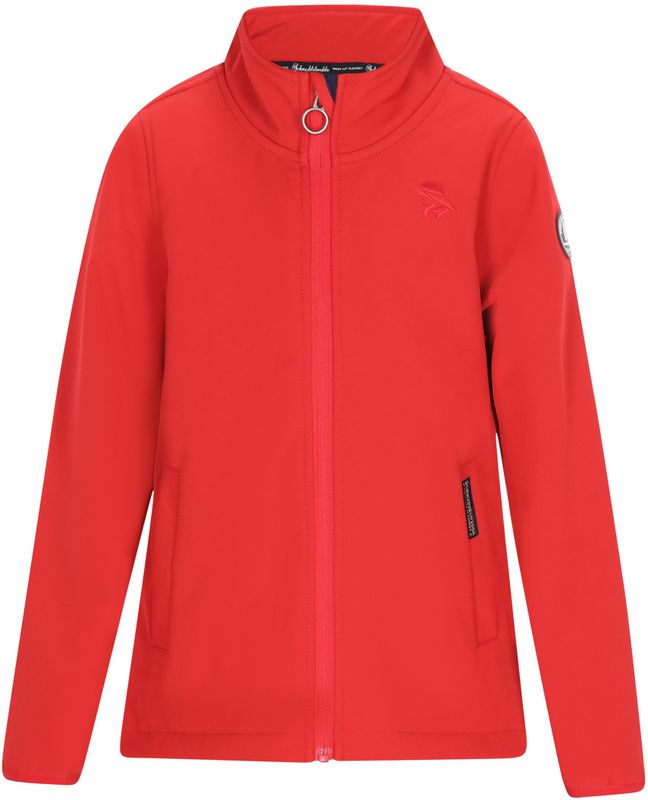 Schmuddelwedda - Softshell Jas - Rood - Jongens