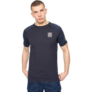 Crosshatch Heren Janscore T-Shirt (Marineblauw)