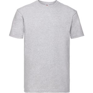 Fruit of the Loom Heren Super Premium Heather T-Shirt (Grijs)