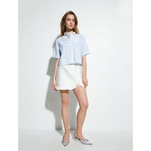 Koton - Mini-rok - Tüvit - Normale Taille - Fırfəlý Details