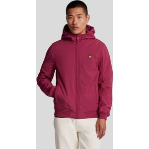 Lyle & Scott - Fleece Back Softshell Jas - Rood - Softshell