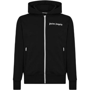 Palm Angels - Track Jack - Zwart - Met Capuchon - 100% Polyester