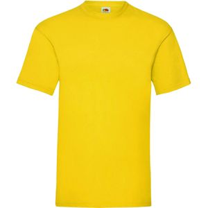 Fruit of the Loom Heren Valueweight T-Shirt (Geel)