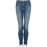 Guess - Hoge Skinny Distressed Jeans - Blauw - Dames