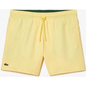 Heren Lacoste Lichtgewicht Zwemshort in Geel