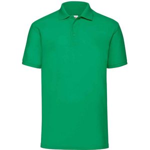 Fruit of the Loom Heren 65/35 Poloshirt (Kelly Groen)