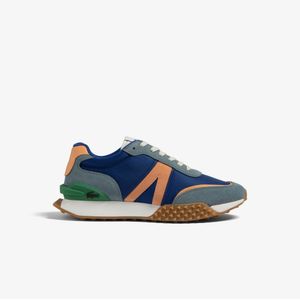 Men's Lacoste L-Spin Deluxe Shoes In Blue-Orange - Maat 39