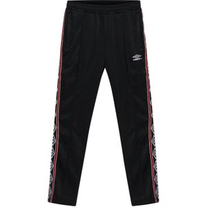 Umbro Heren trainingsbroek met tape (Zwart)