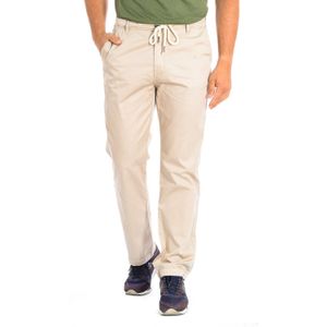 La Martina - Olijfgroene Straight Cut Broek - Heren - Katoen